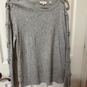 Ted Baker cold shoulder sweater with bows, Ted size 4, US M-L
